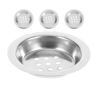 Outanaya Accessori per Incensiere Arabo in Acciaio Inox 4 Pezzi, Griglia e Schermo Bruciatore Carbone Piccolo, Setaccio per Resina per Aromaterapia e Diffusore Casa