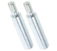 Outanaya Adattatore Prolunga Albero Smerigliatrice Angolare M10 2 Pezzi Asta di Collegamento per Lucidatrice Impugnatura Ausiliaria per Molatura in Spazi Ristretti Uso Fai da Te e