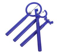 Outanaya Allenatore Muscolare Orale per Bambini 4 Pezzi Design Ergonomico Compatto in Pp e Acciaio per Allenamento della Lingua, Precisione e Riabilitazione del Linguaggio Ovunque