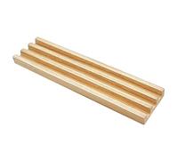 Outanaya Base in Legno Antiscivolo per Domino Design Inclinato e Multi-slot, Supporto Stabile per Giochi di Domino Amici e Famiglia, Accessorio Essenziale per Gioco