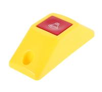 Outanaya Campanello Sostitutivo per Autobus Giallo in Plastica Struttura Ragionevole e Facile Installazione per Allerta Uscita e Pulsante Fermata Bus