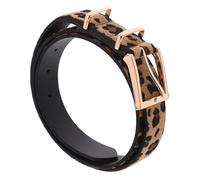 Outanaya Cintura da Donna Elegante Stampa Leopardata in Materiale Sintetico, Lunghezza Regolabile, Texture Realistica per Club e Concerti Country, Accessorio Moda Femminile