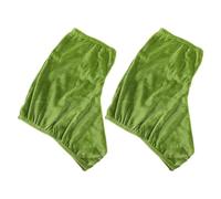 Outanaya Copriscarpe Elastici per Pattini da Ghiaccio e Pattinaggio Artistico, Protezione Anti-graffio in Velluto e Poliestere, Misura S Colore Verde per Amanti del Pattinaggio