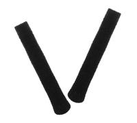 Outanaya Cuscinetti Orecchie in Morbido Antiscivolo Puntali Tempie Neri per Montature Sottili Facili da Pulire e Compatibili con e Sole