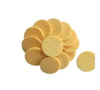 Outanaya Dischetti Struccanti in Spugna di Cotone 20 Pezzi, Cuscinetti Rotondi 60x8 Mm, Spugnetta Detergente Viso Morbida in Cellulosa, Pulizia Profonda Pori e Rimozione Sebo, per Cura