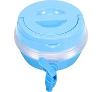 Outanaya Distributore D'acqua Pieghevole Portatile da 3,5 in Plastica con Rubinetto, per Sport All'aperto e Feste, Borraccia Trekking Compatta e Funzionale