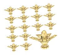 Outanaya Gambe Decorative in Lega Di Zinco Per Casse in Legno 20 Pezzi Viti Per Portagioie Piedini Protettivi Angoli Antipolvere Accessori Mobili Retrò Per Scatole Artigianali