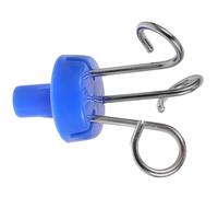 Outanaya Gancio per Asta Flebo in Acciaio Inox e Plastico, Facile da Installare e Resistente alla Deformazione, Accessorio per Supporto Infusione in Clinica