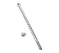 Outanaya Kit Bulloni e Dadi per Supporto Motore Scooter in Metallo Argento Montaggio Facile e Prestazioni Migliorate, Sostituzione per Motore Pit Dirt Bike