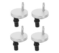 Outanaya Kit Bulloni per Sedile Wc 4 Pezzi Viti per Cerniere Sedile Wc Neri Sgancio Rapido Compatibili per Manutenzione Bagno e Sostituzione Facile