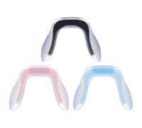 Outanaya Naselli Antiscivolo in Silicone Morbido per Occhiali a Forma di U, Cuscinetto Nasale Stabile e Confortevole, Kit da 3 Pezzi Supporto a Ponte per Occhiali da Sole e Vista