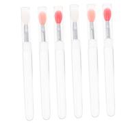 Outanaya Pennelli Per Labbra in Silicone 6 Pezzi Applicatori Per Rossetto e Balsamo Per Labbra Morbidi e Durevoli Set Con Coperchio Per Trucco Quotidiano e Regalo Per Donne