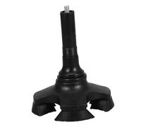 Outanaya Punta Antiscivolo per Bastone da Passeggio 360° Base Quadripode, Accessorio Stabile in Plastica e Lega di Alluminio per Stampelle e Bastoni da Trekking, Cuscinetti Resistenti