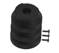 Outanaya Punte in Gomma Antiscivolo per Bastone da Passeggio a Tre Piedi, Set da 3 Pezzi, Accessori di Ricambio per Stabilità e Sicurezza Anziani, Cuscinetti per Stampelle per Uso Interno