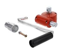 Outanaya Rullo Manuale Avvolgitore per Pellicola Agricola Set di Manovelle in Lega Resistente Staffa per Coperture da Giardino Esterno Ventilazione Controllo velocità Regolabile