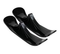 Outanaya Scooter da Neve per 1 Paio in PE Nero Bordi Lisci e Arrotondati, Facile da Installare, Accessorio Outdoor per Sci e Slittino sulla Neve Stili Multipli