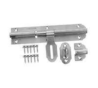 Outanaya Serrature per Porte in Acciaio Inossidabile Chiavistello Rinforzato con Foro per Lucchetto Sicurezza Porta Resistente e Versatile per Cancelli e Porte Interni Esterne