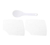 Outanaya Set 3 Pezzi Stampini per Sushi Fai-da-te in Plastica Pp, Facile da Usare 2 Stuoie per Pezzi e Cucchiaio, per Progetti Creativi e Decorazioni Fatte a Mano