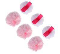 Outanaya Set 6 Pezzi di Spugnette il Viso Rotonde in Cotone, Soffici e Delicate sulla Pelle, per Cipria e Polvere, Perfette per Ragazze e Donne Colore Casuale