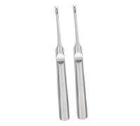 Outanaya Spingi Cuticole in Acciaio Inox 2 Pezzi Lima per Unghie e Forchetta per Pelle Morta, Strumento Pedicure Professionale per Mani e Piedi, Rimozione Cuticole e Pelle Morta Semplice