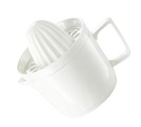 Outanaya Spremiagrumi Manuale in Ceramica Bianco, Manual Squeezer, Sicuro e Facile da Usare per Frutta Naturale