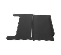 Outanaya Supporto Pieghevole Salvaspazio per Carte Punteggio e Tessere Mahjong in Plastica Antiscivolo Nero 18,7x12x10 Cm per Riunioni Familiari e Viaggi