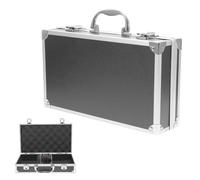 Outanaya Valigetta Portautensili in Alluminio 29X16X7 CM Custodia Compatta Multiuso Maniglia Contenitore per Attrezzi e Medicinali Organizer da Viaggio per Casa e Ufficio