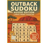 Outback Sudoku: Aussie Edition: Large Print | Over 200 Puzzles | Aussie Trivia, Slang & Fun Facts