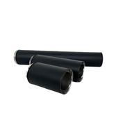 Outbacker Kit canna fumaria isolata a doppia parete da 12,7 cm | Push-Fit - Hygge/Ignis/Firebox XL - Cappuccio antipioggia + fasce di bloccaggio - Altezza a scelta (stufa non inclusa) (2,5 metri)