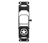 Outbit Gradino per portiera dell'auto, Scaletta per auto, Gradino per porta del tetto superiore universale per auto - Accessori per scaletta Nero compatibile per Wrangler JL