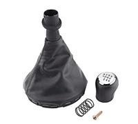 Outbit Pomello del cambio - 1 PC di 6 velocità Pomello del cambio auto Gear Gear Gaiter Boot Kit per VW Transporter T5 / T6 (2003-2011)