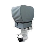 Outboard Motor Cover - 97cm, Boat Engine Cover, Waterproof Engine Protector | Heavy Duty UV Resistant Fabric, Adjustable Strap Fit System, Marine Motor Shield For Yacht, Boat, Beach, Courtyard