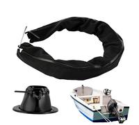 Outboard Rigging Sleeve Wire Rigging Protector per il motore | Giacca impermeabile per cavi marini per tecnici meccanici esterni fuoribordo kayak pontone