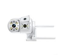 Outdoor 10MP Dual Lens Wifi PTZ impermeabile Camera, Full Color Night Vision Humanoid Tracking, 355 ° Pan Tilt Security Sorveglianza Cam