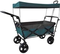 Outdoor active Carrello pieghevole con tetto "Petrol"