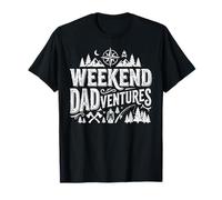 Outdoor Adventure Dad Weekend Dadventures Father's Day Maglietta