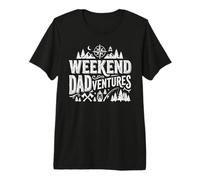 Outdoor Adventure Dad Weekend Dadventures Father's Day Maglietta Premium