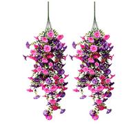 Outdoor Artificial Flowers, UV Resistant Fake Vine, Greenery Plant Decor