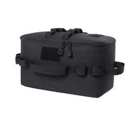 Outdoor Bag, Pot Carry Bag, Water-Resistant Camping Storage, Sturdy Oxford Cloth, Folding Organizer for Stove, Cookware & Utensils, Travel, 13.39x6.69x7.48 Inches