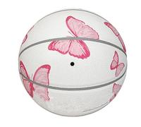 Outdoor Basketball, Professional Butterfly Design, Reusable Sport Ball, High Grip Training Tool for Competition, Ideal for School, Court, Youth & Adult Games, 9,65 pollici