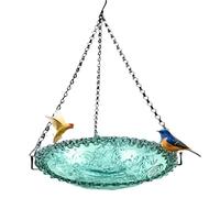 Outdoor Bath Hanging Bowl - Garden Feeder Dish | Decorative Water Plate, Hanging Feeding Basin, Backyard Wild Feeder Tray, Lawn Patio Bath Ornament for Yard Wildlife