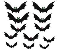 Outdoor Bats Decoration Spooky Hangable Ornament Halloween Yard Accent