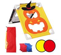 Outdoor Bean Toss Game, Halloween Carnival Sandbox Set, Interactive Sports Activity Toy, for Party Games, Sensory Play, Kindergarten, School Events, Kids, Girls, Boys, and Festival Celebrations