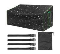 Outdoor Bench Covers Waterproof - 201x110x6Weatherproof Dust Protector | Heavy-Duty Patio 2-Seater Bench Covers - For Sofa Couch Chairs Furniture Garden Yard Porch Lawn Backyard Winter Summer Snow Sun
