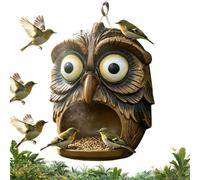Outdoor Bird Feeder - Funny Face Hanging Feeder, Decorative Garden Feeding