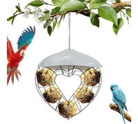 Outdoor Bird Feeder | Heart Shape Fat Ball Holder | Hanging Garden Accessor
