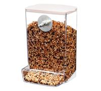 Outdoor Bird Feeder Self-Refilling - Bird Food Dispenser Detachable - Transparent for Window Chicken Hummingbird Deck Laundry Garden