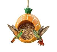 Outdoor Bird Feeders Fruit Shaped Resin Weatherproof Birdfeeder