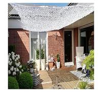 Outdoor Camouflage Awnings 4 x 30 m - Light Army Mesh Shade Net for Camping Hunting Greenhouse Protection - Versatile White Canopy for Terrace & Plants