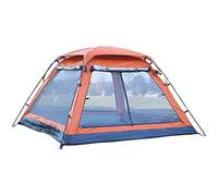 Outdoor Camping Family Tent,Easy Set Up Portable Outdoor Lightweight Tent,4 Large Mesh Windows, Double Layer, Portable with Carry Bag,for Resistant Hiking Fishing